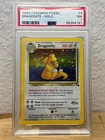 PSA 7 Fossil Dragonite Holo 4/62 Pokemon