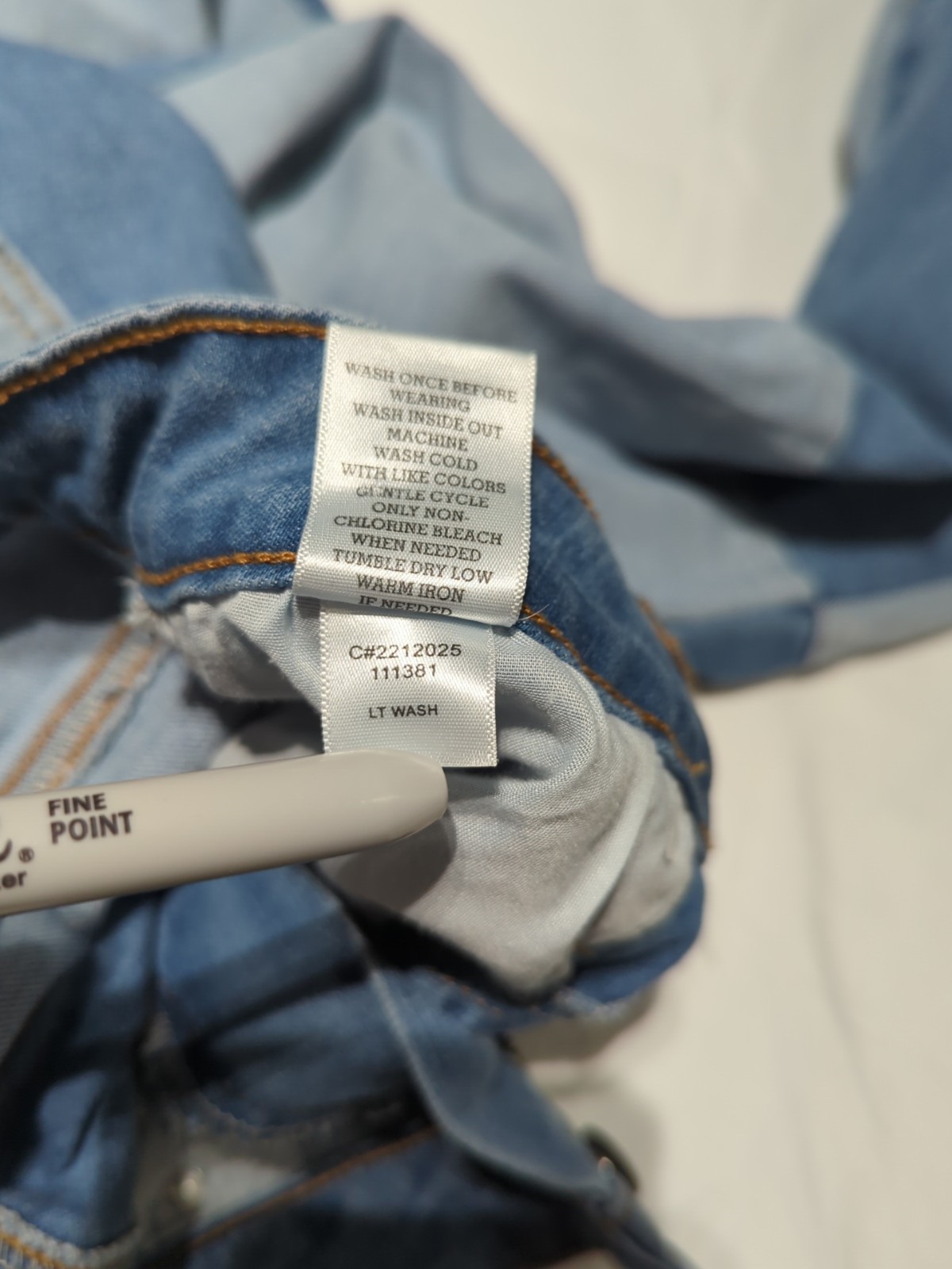 Altered State Size 28 Patch Quilt Bell Bottom Jea… - image 13