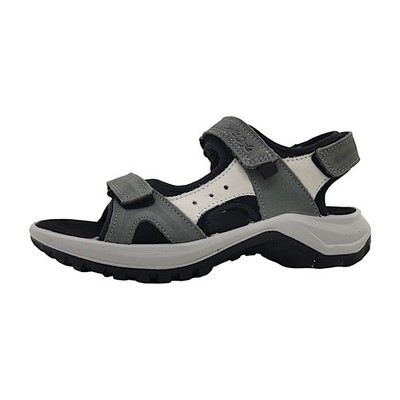 Imac Lexia Damenschuhe Sandalen Flach Grau Freizeit