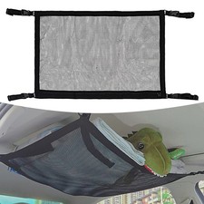 Car Ceiling Cargo Net Pocket 35.4x 25.59 Roof Storage Organizer For Suv Van