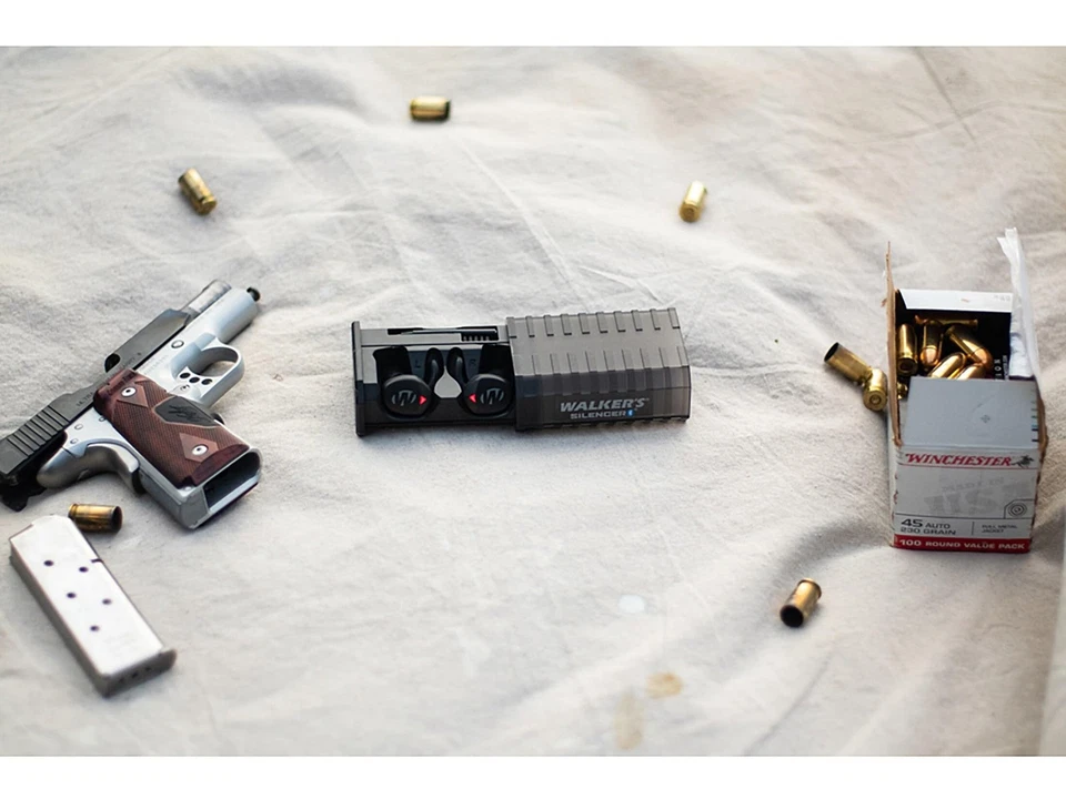 Auriculares recargables Walker's Silencer 2.0 - blancos Foto 4 de 4