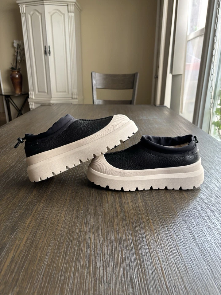 Zapatillas híbridas UGG Tasman para hombre negras/abedul 1158351 Foto 4 de 4