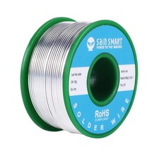 100G 1Mm Lead Free Solder Wire with Rosin2 Sn97 Cu0.7 Ag0.3, Tin Wire Solder for