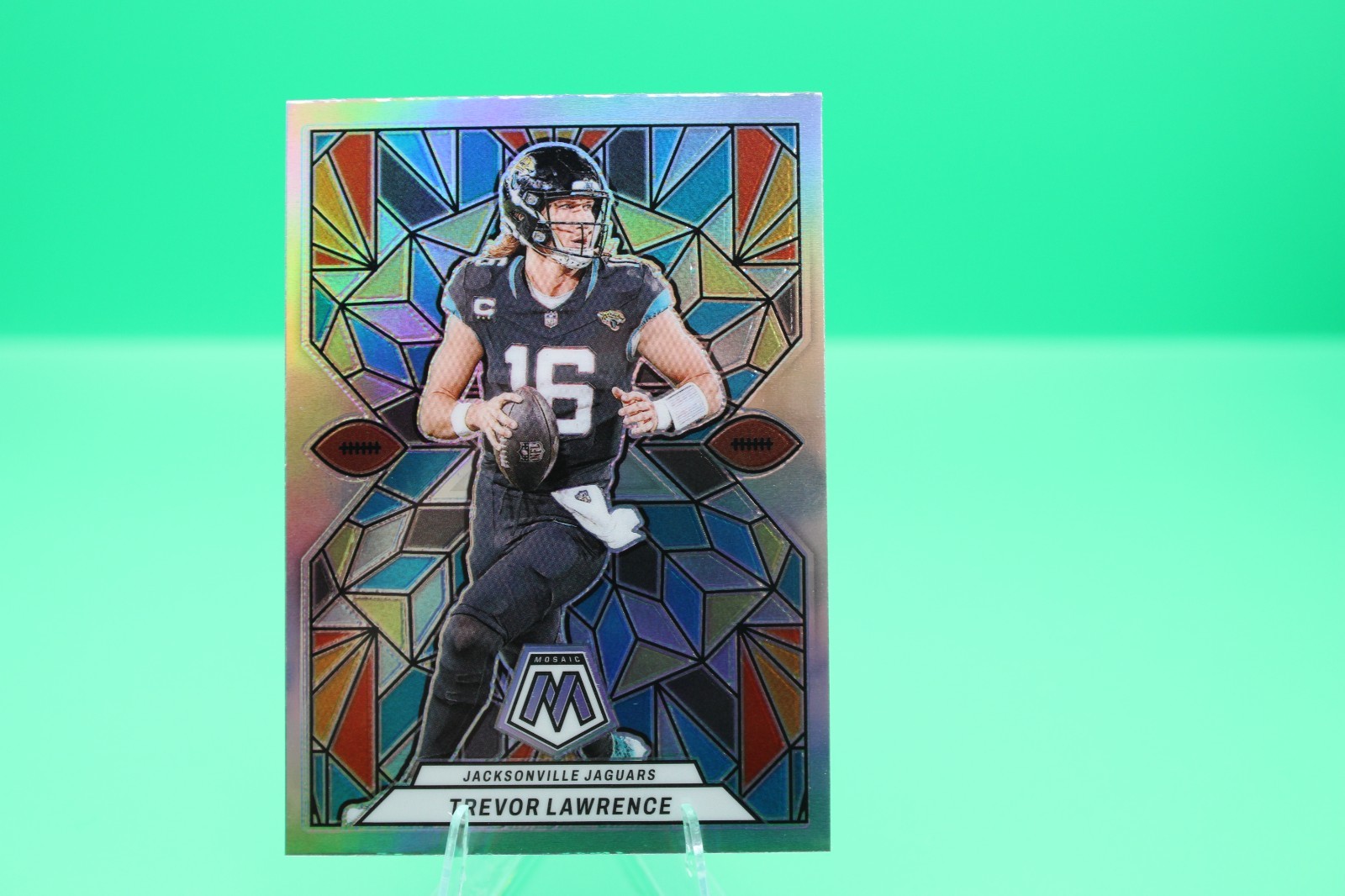 2024 Panini Mosaic Trevor Lawrence Stained Glass SSP #SG-2 Jacksonville Jaguars