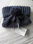 Handmade Knitted Beanie Blue/Grey — photo 4