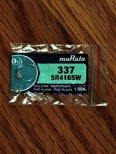 MuRata 337 SR416/SW Battery 2Pc