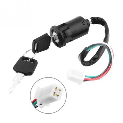 5 Stück Universal Motorrad Zündschlüssel Schalter Set für ATV 50-250cc, robust