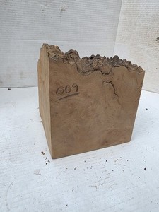 009 8" Madrone Curly Burl Woodturning Bowl Blank Natural live Edge 7.5x7.5x8.5