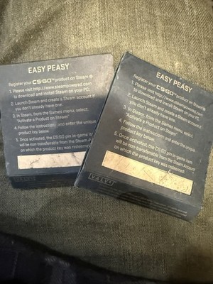 CS:GO Genuine Collectible Pin Easy Peasy UNUSED CODE RARE