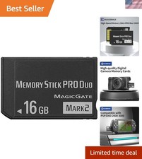 16GB Flash Memory Stick Pro Duo - MagicGate Tech for Cameras & PSP 2000/3000