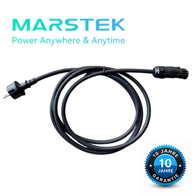 Marstek 5m Schuko AC Kabel mit Betteri Stecker für Balkonkraftwerk Solar