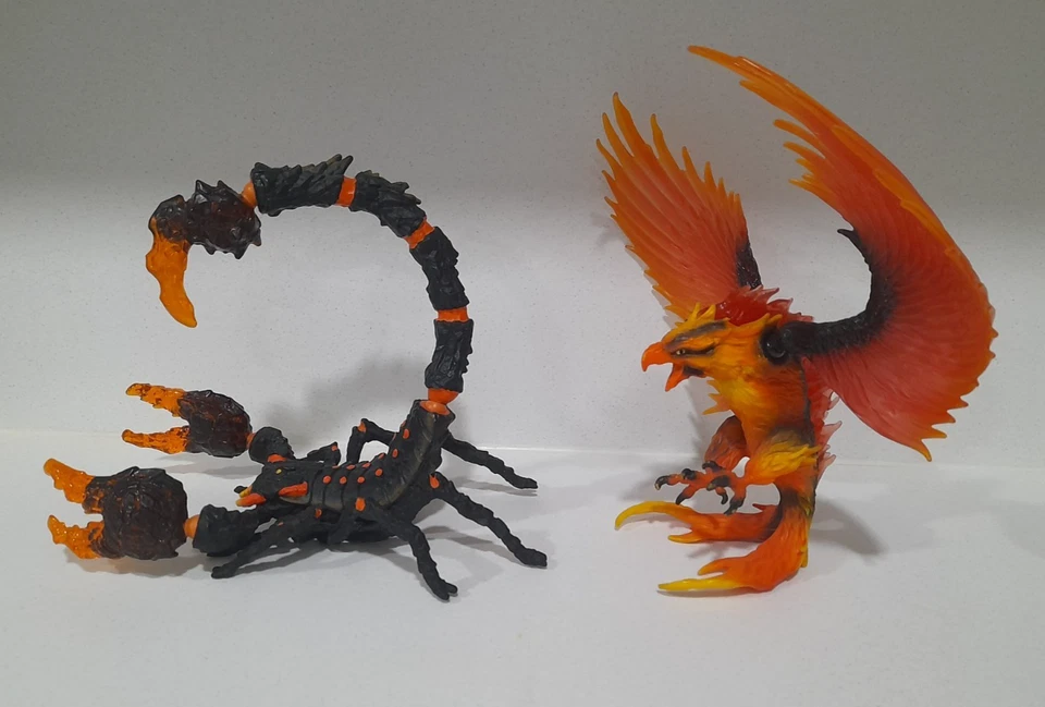 Schleich Eldrador Lava Monsters figures Bundle Scorpion Golem HellDog Fire Eagle - Image 4 of 4