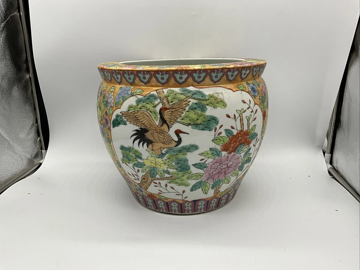 中国花盆古董陶瓷花盆| eBay
