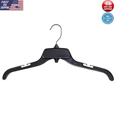 Heavy Duty Recycled Plastic Shirt Hangers W/ Swivel Hooks 19 Inch 10 Set New