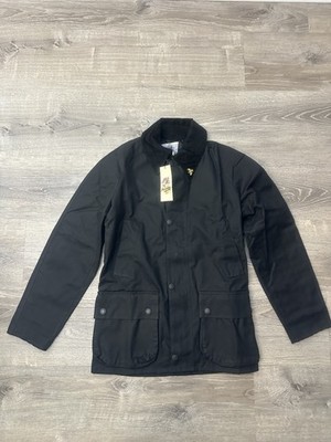 John Partridge Landowner Black 8oz Wax Jacket Men s XXS