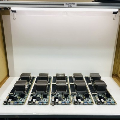 Menge 5 Foxconn LGA2011 BP 25EF2 Server Mainboards mit Kühlkörpern Ist-Zustand