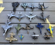 Lot of 17 Vintage Toy Airplanes USED READ