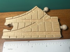 Thomas wooden Railway Train Short Curve Switch Track Clickety Clack