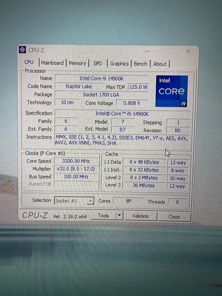 Intel Core i9-14900K Procesador (5,7 GHz, 24 Núcleo, LGA 1700) - Imagen 2 de 4