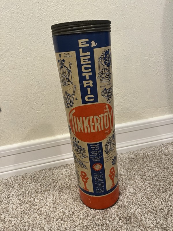 Tinker Toys From 1942, With Directions