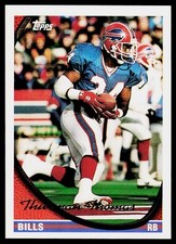 Thurman Thomas, 1994 Topps Football Card, #315, Buffalo Bills,