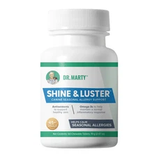 Dr. Marty Shine & Luster Canine Seasonal Allergy Support Chewable Tablet 70g