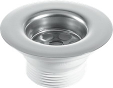 McAlpine BSW6P 85mm Flange Centre Pin Sink Waste Leak-Free, Sleek, Modern look