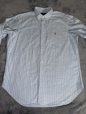 Polo Ralph Lauren Men Collared Button Down Shirt Classic Fit Size 16 1/2 - 34/35