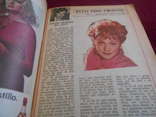 TV GUIDE magazine EL SANTO lucha libre WRESTLER LUCILLE BALL OFELIA MEDINA 70S - Picture 4 of 5
