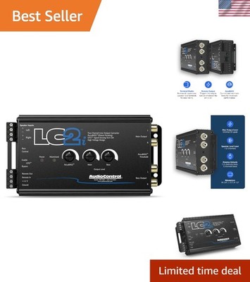 2-Channel Line Output Converter with AccuBASS for Adding Subwoofers, Amplifie...