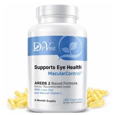 DrVmd Macular Control – AREDS 2 Eye Health Vitamins 180 Count (Pack of 1) 