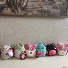 Squishmallows lot of 6. Charaka 2 Magins Fenra And More