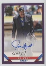 2022 Topps Archives 1993 Fan Favorites Purple 132/150 Joe West #93FF-JW Auto ok2
