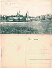 Ansichtskarte Calbe (Saale) Blick über die S...
