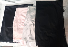 Lot Of 4 Vintage Half Slip Vanity Fair Adonna Unbranded Nylon
