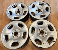 Set Of 4 16 Jeep Liberty Oem Silver Steel Rims 16x7 2002-2007 5x114.3