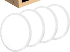 4 Pack of Flush Mount Ceiling Light 12 Inch 3000K/3500K/4000K/5000K. Slim Led L