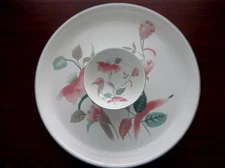 MIKASA SILK FLOWERS 14" Chip & Dip Crudite Server and 5" Bowl w/Original Box