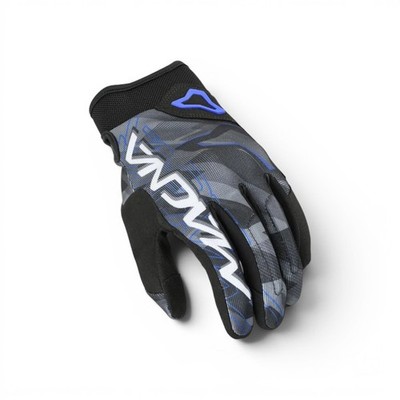 Motorradhandschuhe MACNA Decode Herren blau, schwarz
