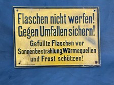 antikes Werkstatt Hinweis Schild Schlosser Schmied Auto Oldtimer Krad [4138-1]