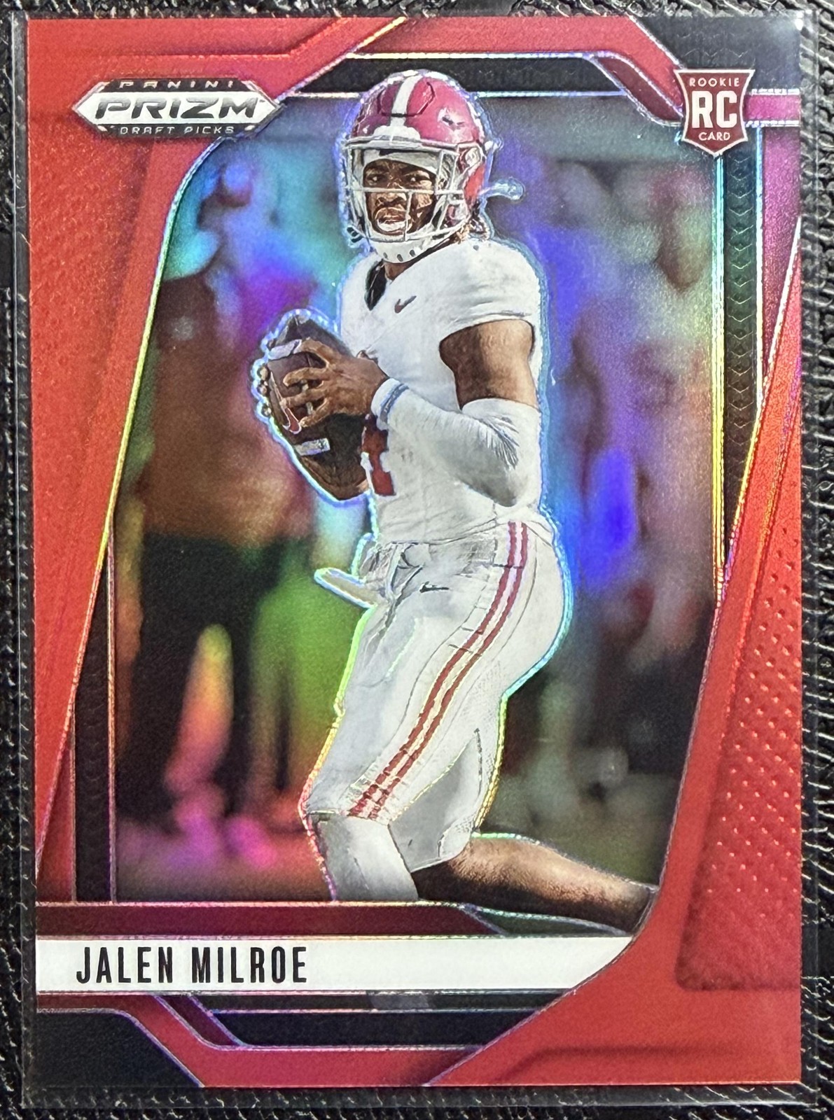 2025 Panini Prizm Draft Picks #5 Jalen Milroe Prizms Red #/399