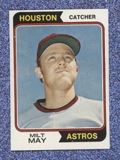 1974 Topps Baseball # 293 Milt May - Houston Astros  - Free Shipping
