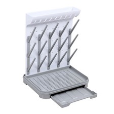 Velakade Large Vertical Baby Bottle Drying Rack - 15 Bottles, Space Saving