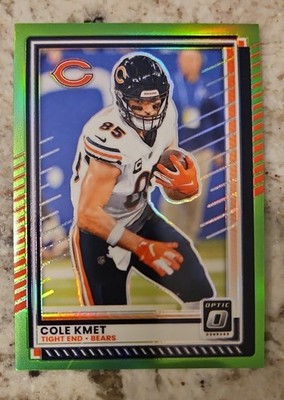 2025 Panini Donruss Optic - Cole Kmet #71 Neon Green Prizm /199