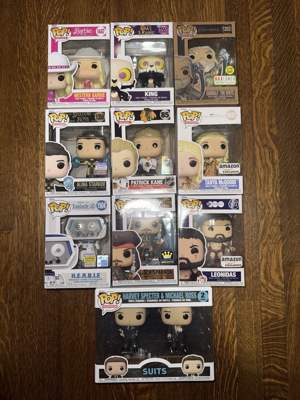 Funko Pop Figures Mixed Lot
