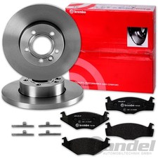 brembo BREMSSCHEIBEN 239mm+BELÄGE VORNE für VW POLO DERBY 86C SEAT IBIZA CORDOBA
