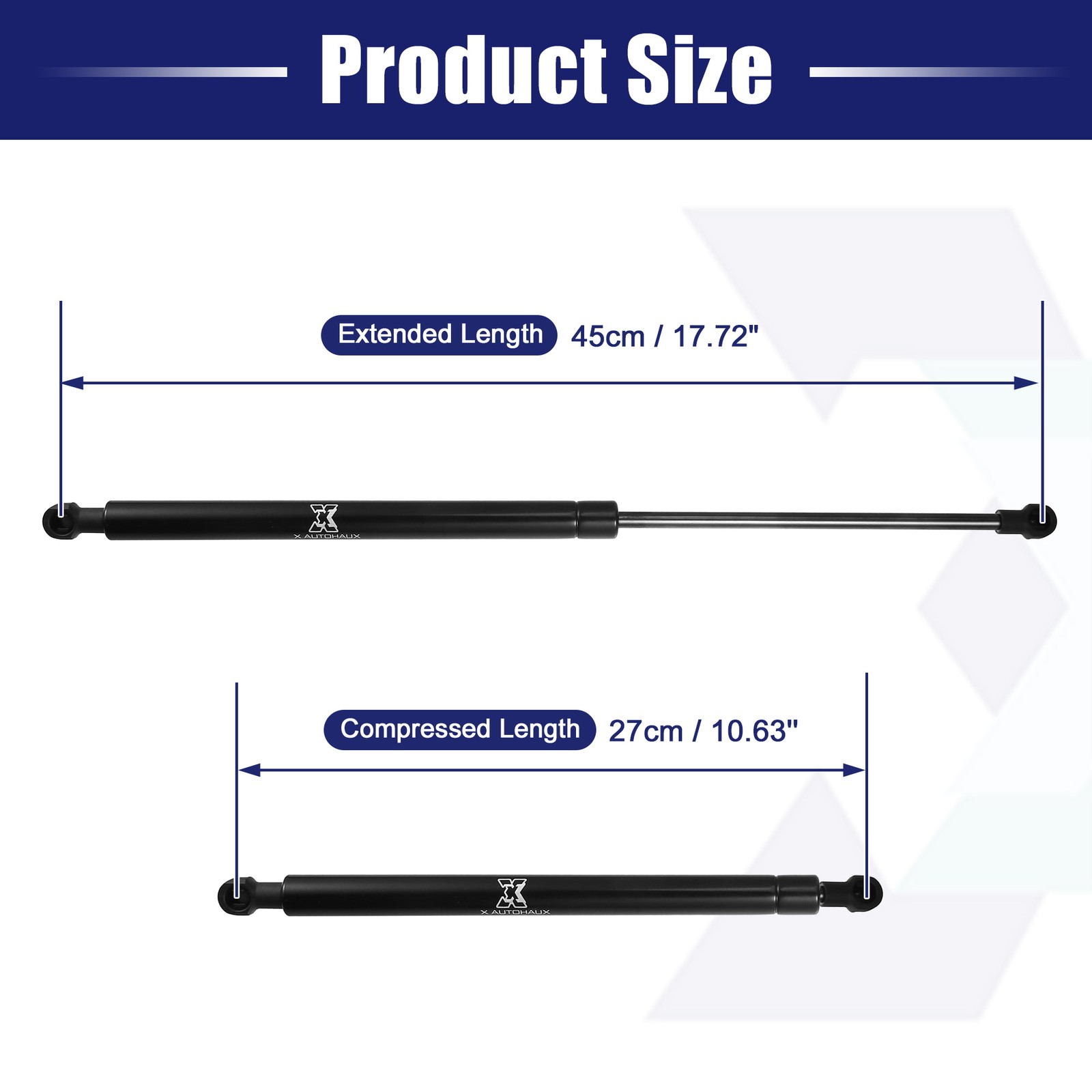 Pack of 2 For SMART Fortwo Coupe 451 Car Rear Hatch Liftgate Gas Lift Supports