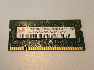 2x Hynix 512MB DDR2 533MHz SO-DIMM 1GB Kit HYMP564S64BP6-C4