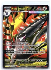 Mega Excadrill ex 103/084 Ultra Rare Pitch Black Pokemon Holo Near Mint