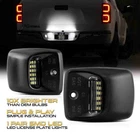 2X LED License Plate Lights Rear Bumper Tag Assembly For Toyota Tundra 2000-2013
